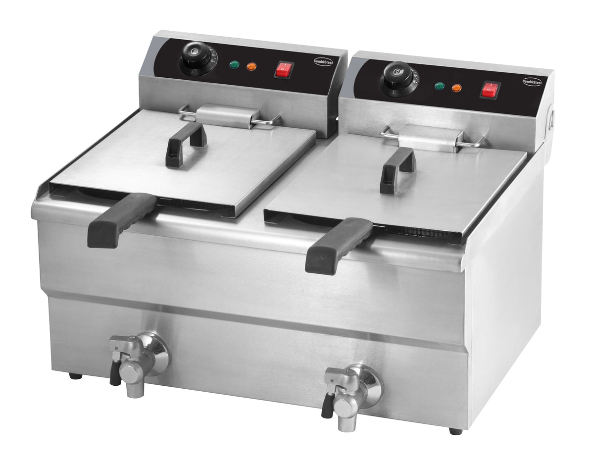 Electric countertop fryer 2X8 l - Combisteel 7455.1005