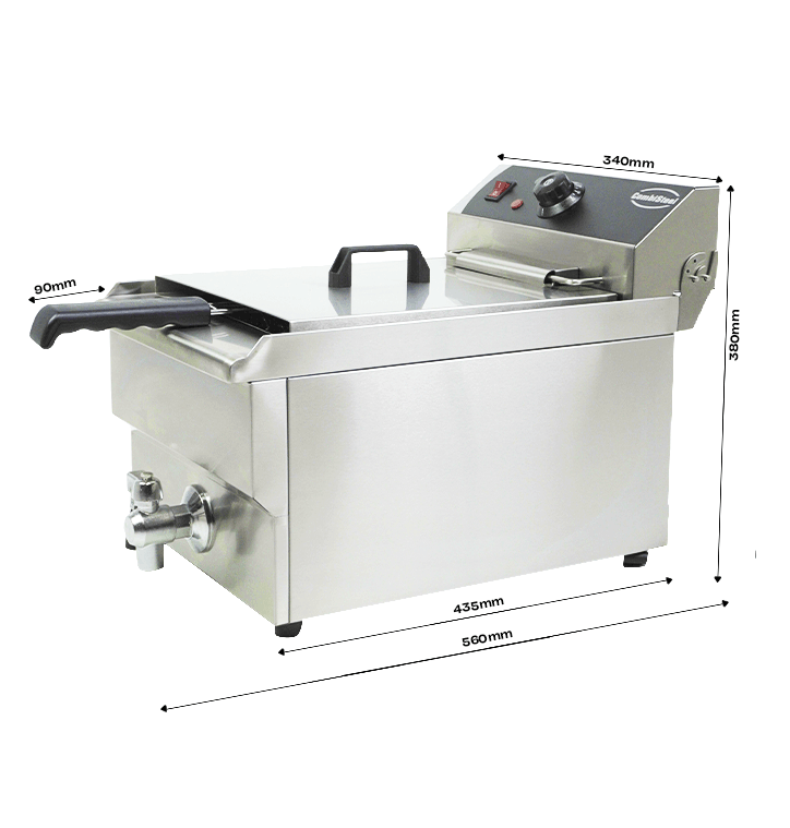 Electric countertop fryer 1X10 l - Combisteel 7455.1006