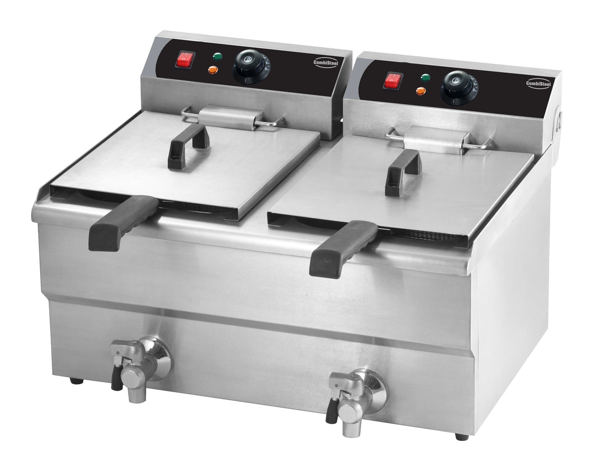 Electric countertop fryer 2X10 l - Combisteel 7455.1007