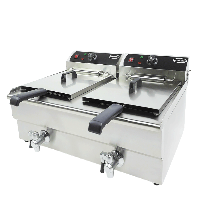 ELEKTRISCHE TAFELFRITEUSE 2X10 L - aanvullende productfoto 1