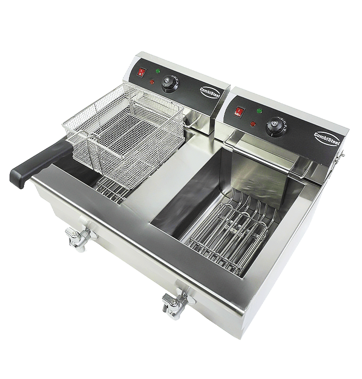 Electric countertop fryer 2X10 l - Combisteel 7455.1007
