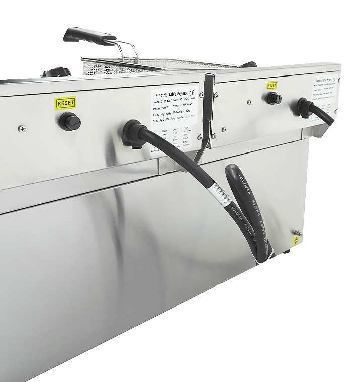 Electric countertop fryer 2X10 l - Combisteel 7455.1007