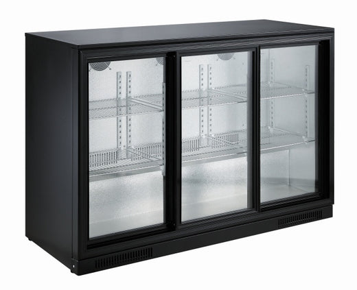 Barkoeler zwart 3 schuifdeuren - Combisteel 7455.1320