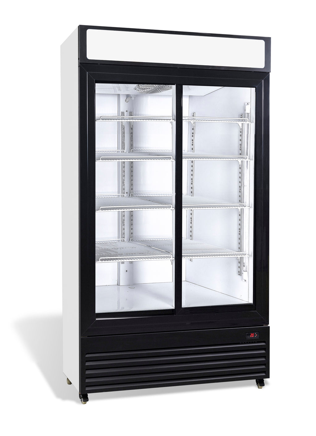 KOELKAST SCHUIF GLASDEUREN BEZ-750 SL - 7455.1395