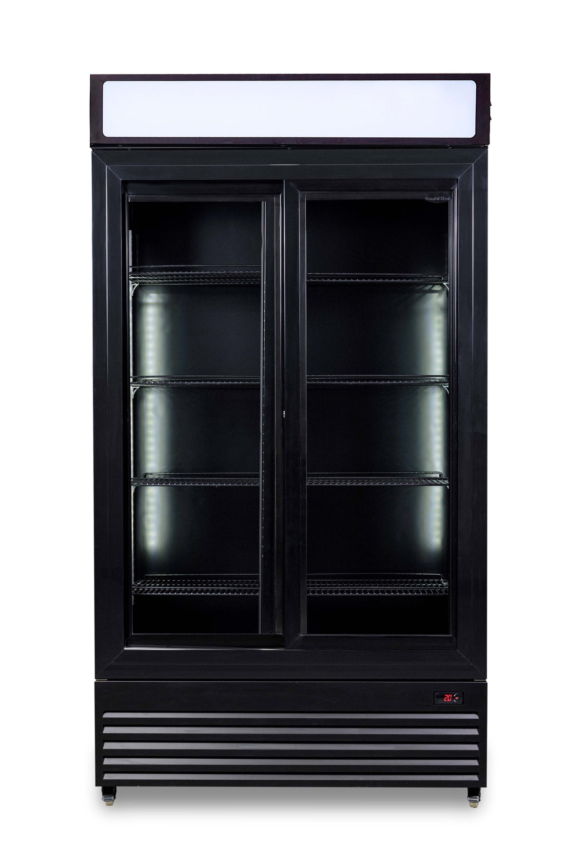 Refrigerator sliding glass doors BEZ-780 sl black - Combisteel 7455.1398