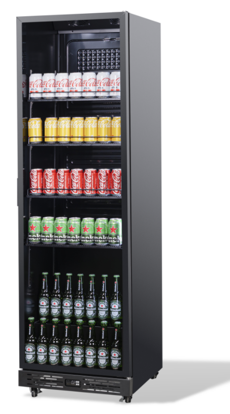 KOELKAST 1 GLASDEUR ZWART NAP-360 - aanvullende productfoto 4