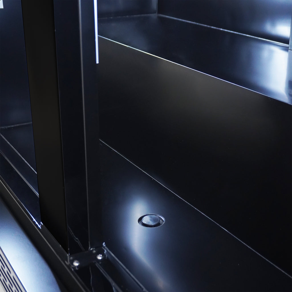 KOELKAST 3 GLASDEUREN ZWART NAP-1200 *TRANSPORT OP AANVRAAG* - aanvullende productfoto 15