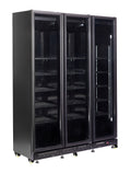 KOELKAST 3 GLASDEUREN ZWART NAP-1200
*TRANSPORT OP AANVRAAG* - 7455.1920