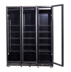 KOELKAST 3 GLASDEUREN ZWART NAP-1200 *TRANSPORT OP AANVRAAG* - aanvullende productfoto 3