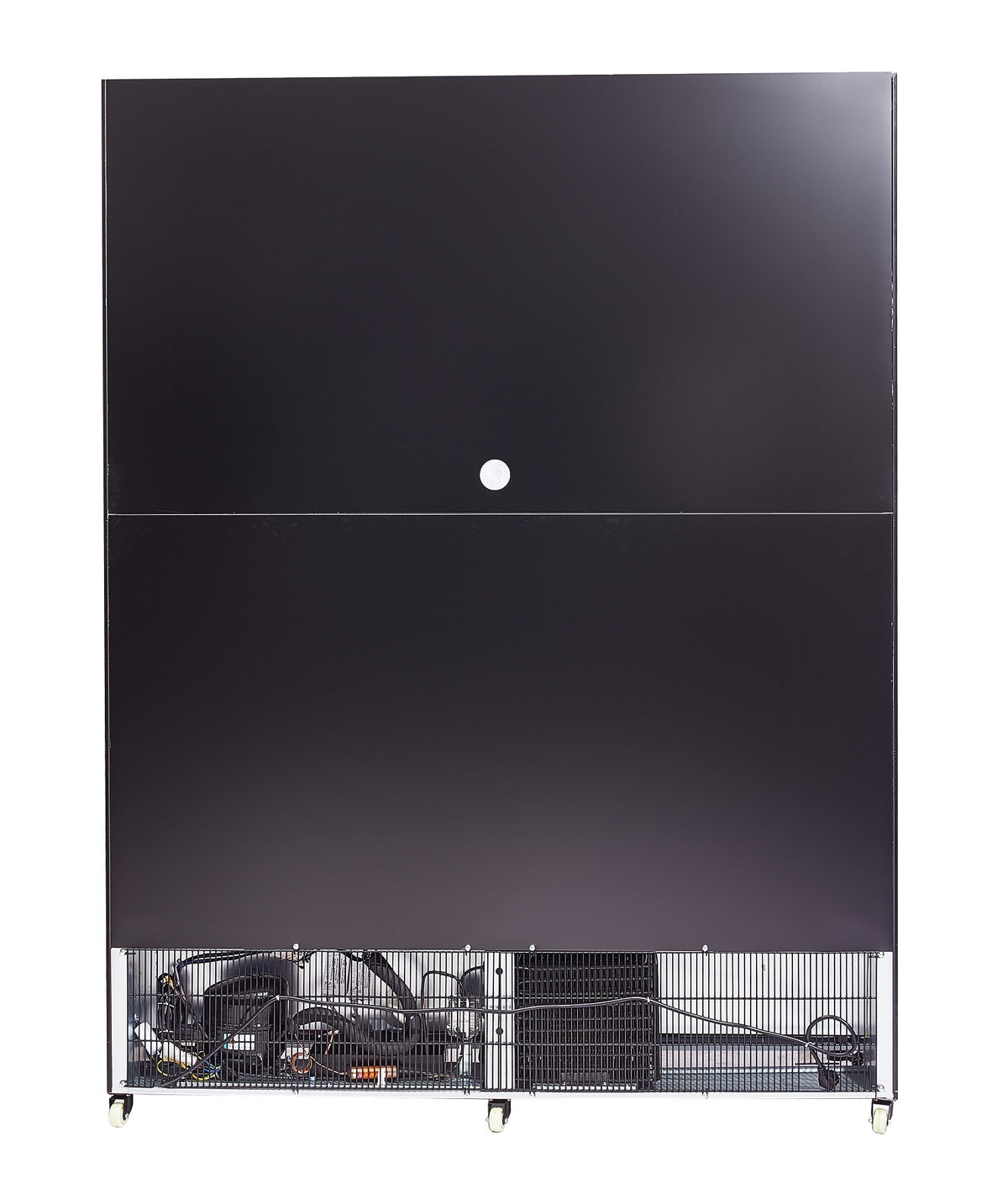 Refrigerator 3 glass doors black NAP-1200 ht - with door heating - Combisteel 7455.1925