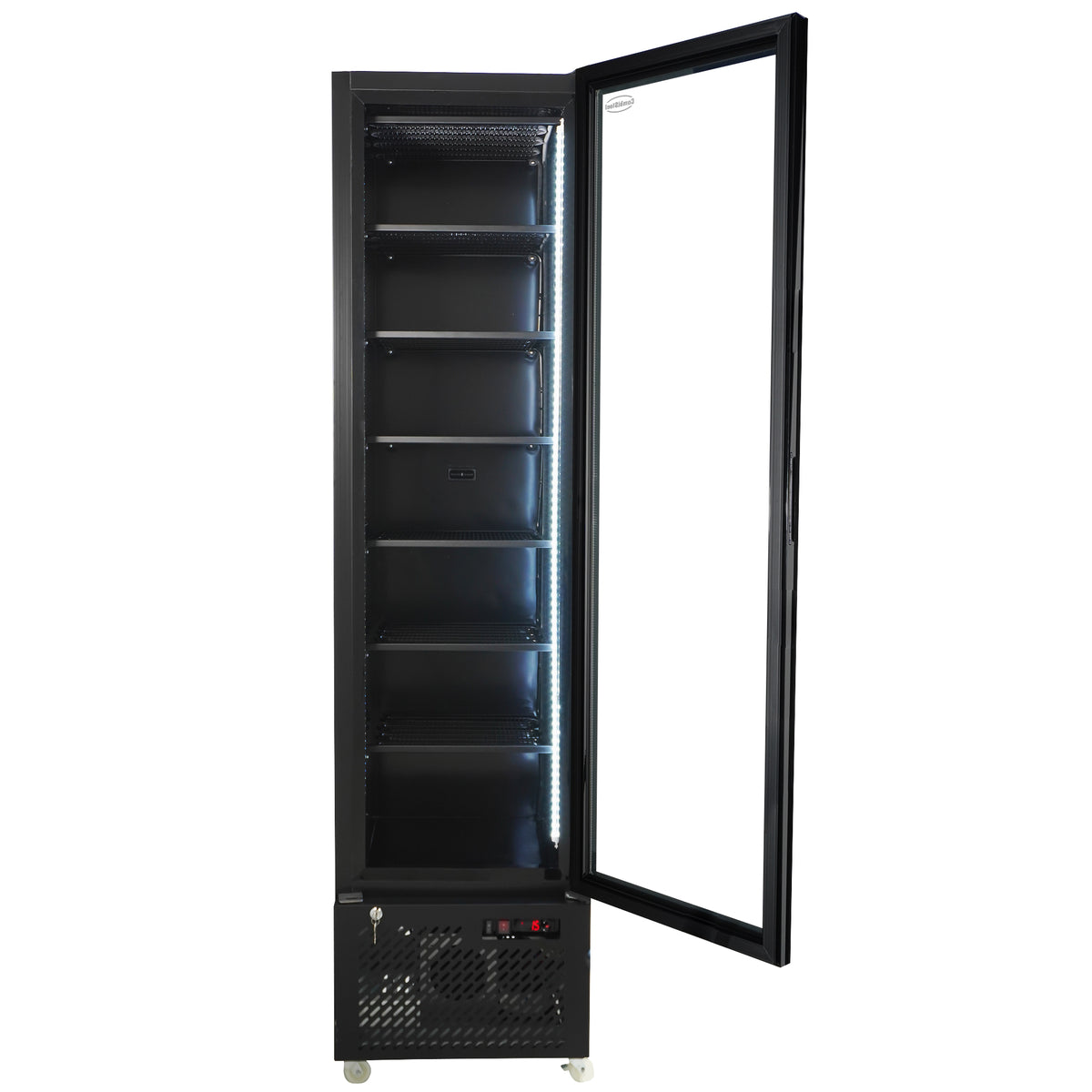 Freezer cabinet 1 glass door black NAP-250F - Combisteel 7455.1930