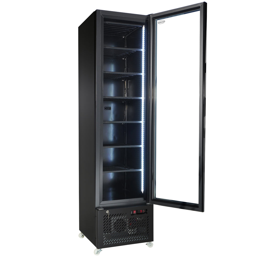 VRIESKAST 1 GLASDEUR ZWART NAP-250F - aanvullende productfoto 1
