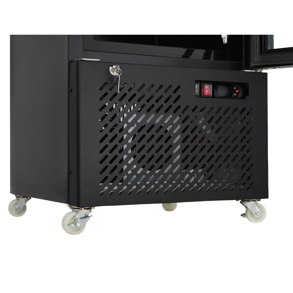 VRIESKAST 1 GLASDEUR ZWART NAP-250F - aanvullende productfoto 4