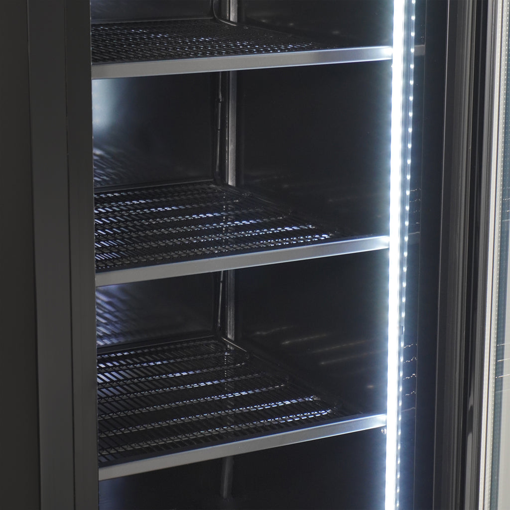 VRIESKAST 1 GLASDEUR ZWART NAP-250F - aanvullende productfoto 7