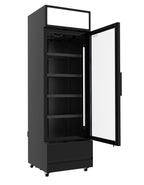KOELKAST GLASDEUR FCU-370 BL - geopend