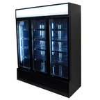 KOELKAST 3 GLASDEUREN ZWART FCU-1200 BL - aanvullende productfoto 4