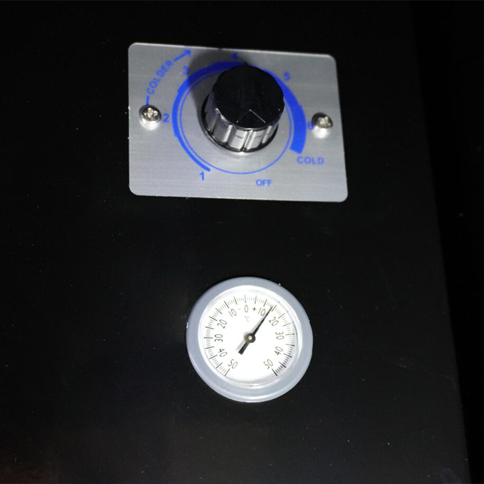 KOELKAST 3 GLASDEUREN ZWART FCU-1200 BL - aanvullende productfoto 6