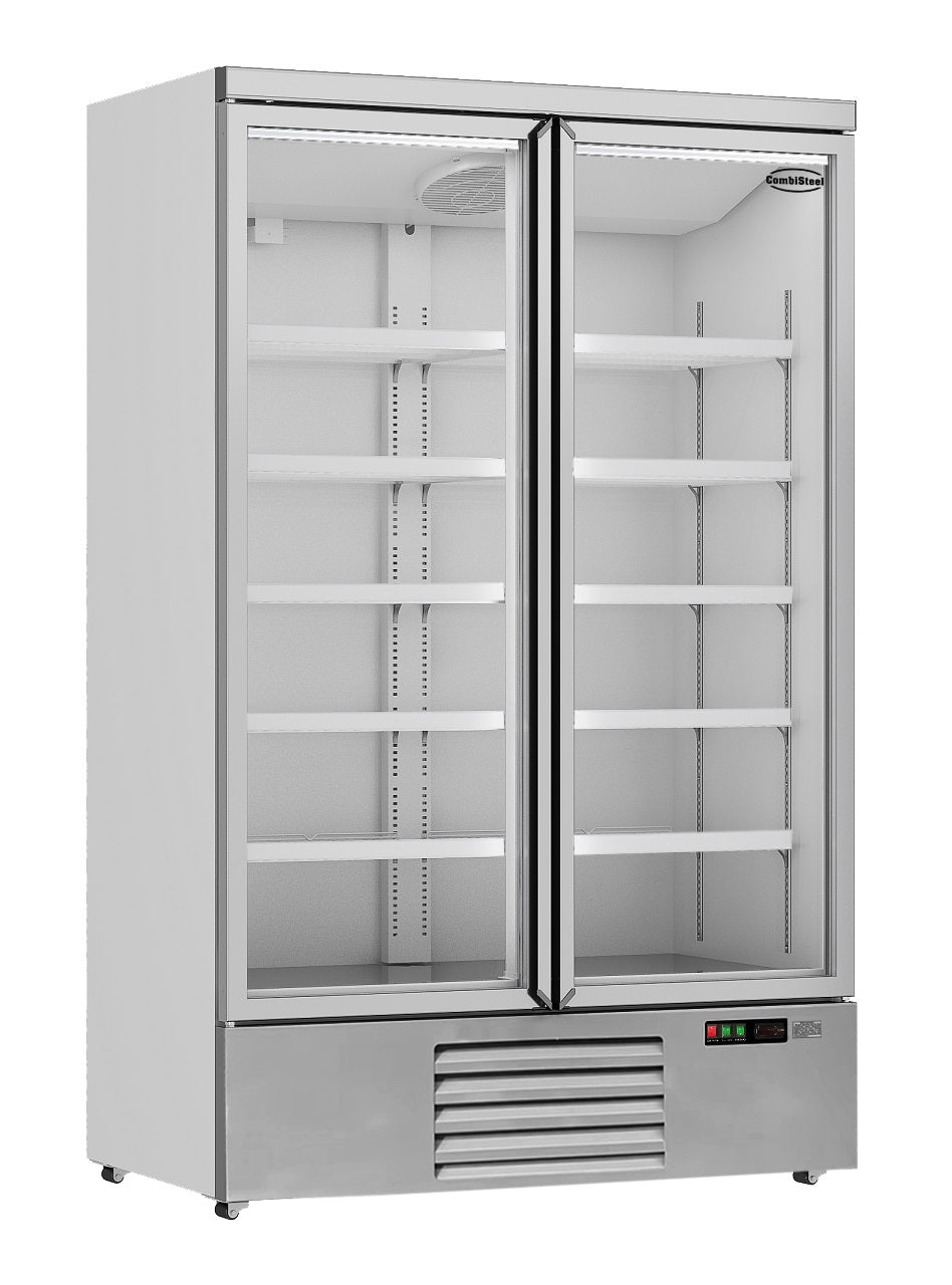 KOELKAST 2 GLASDEUREN JDE-1000R - 7455.2200