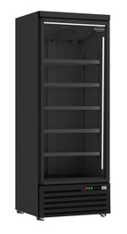 KOELKAST 1 GLASDEUR ZWART JDE-600R BL - 7455.2242
