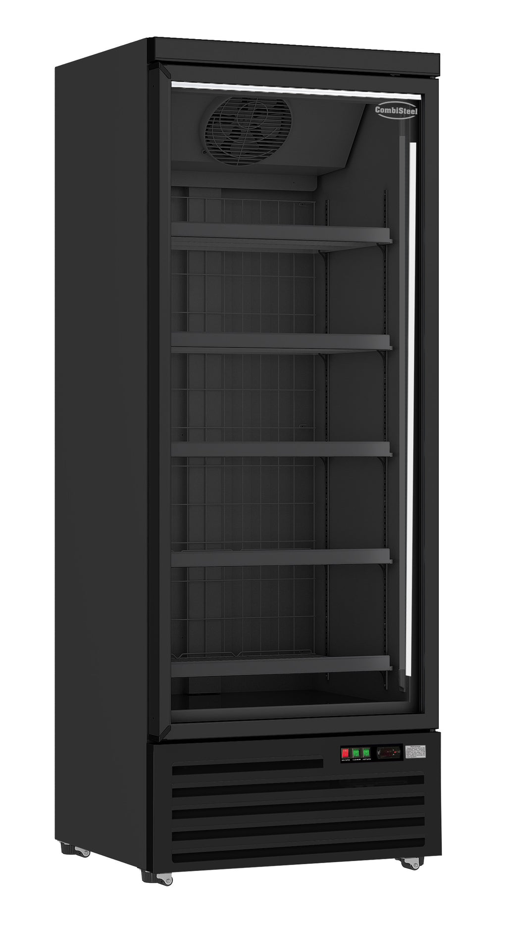 VRIESKAST 1 GLASDEUR ZWART JDE-600F BL - 7455.2244
