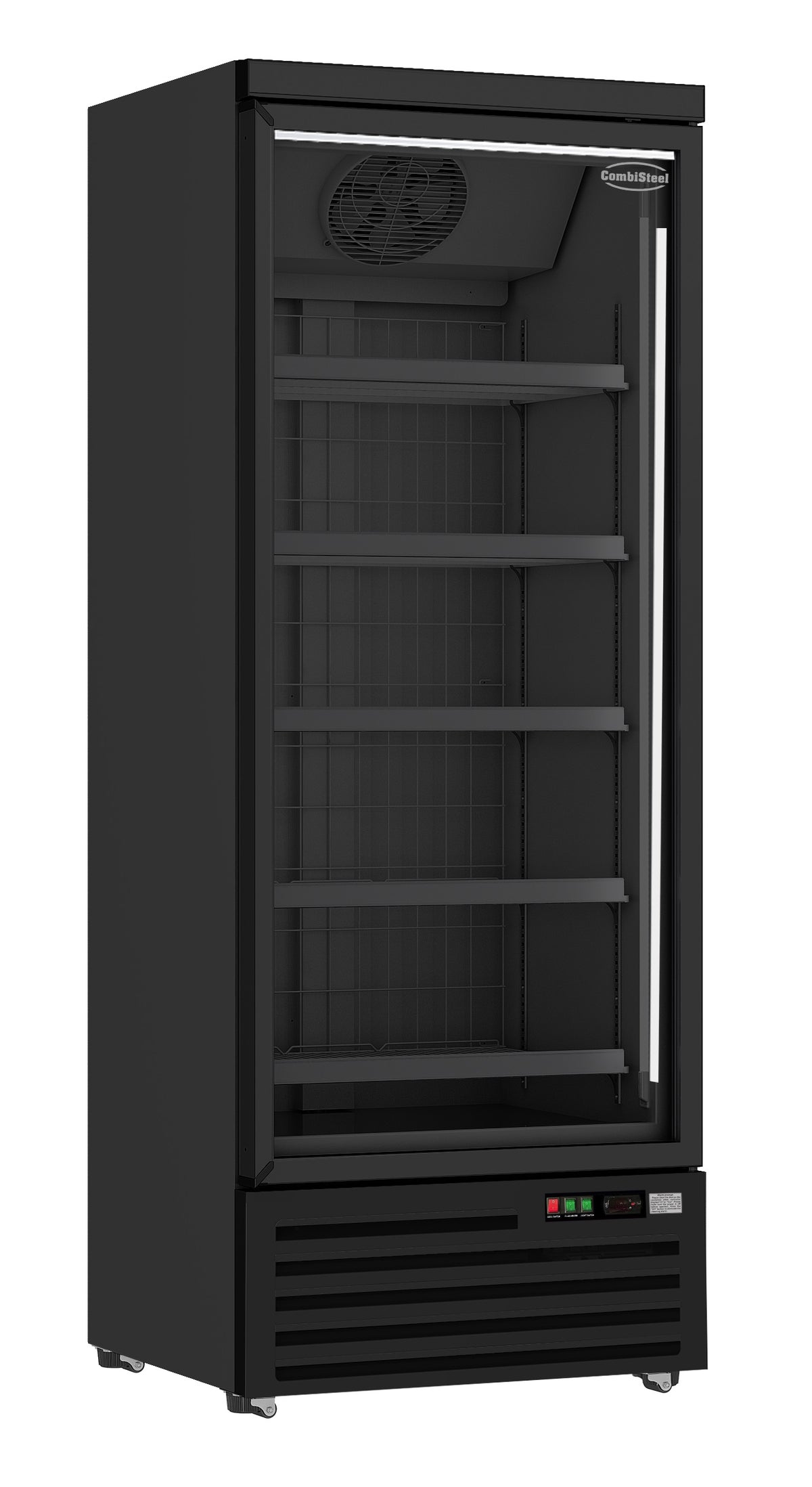 Freezer cabinet 1 glass door black JDE-600F bl - Combisteel 7455.2244