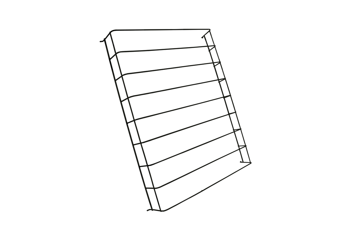 Wire divider black l+r 7455.2230-2235-2240 + 7455.2405-2415-2417 - Combisteel 7455.2282