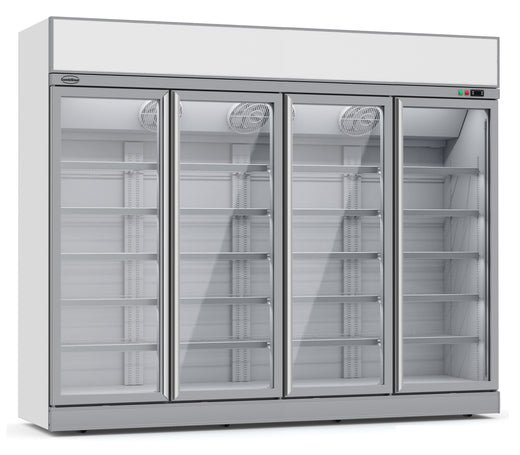 Koelkast 4 glasdeuren INS-2060R - Combisteel 7455.2416