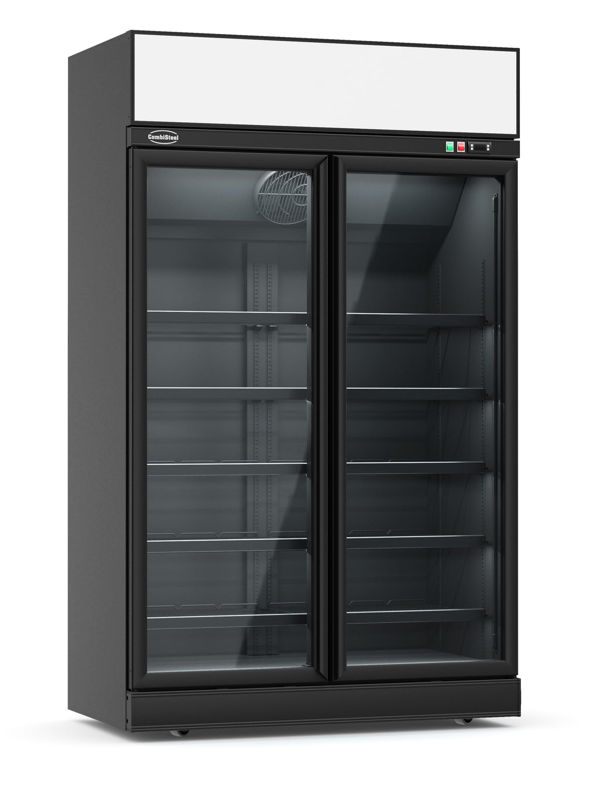 VRIESKAST 2 GLASDEUREN ZWART INS-1000F BL
**Let op, er is sprake van een hogere inschakelstroom waardoor een automaat met C karakteristiek noodzakelijk is.** - 7455.2425