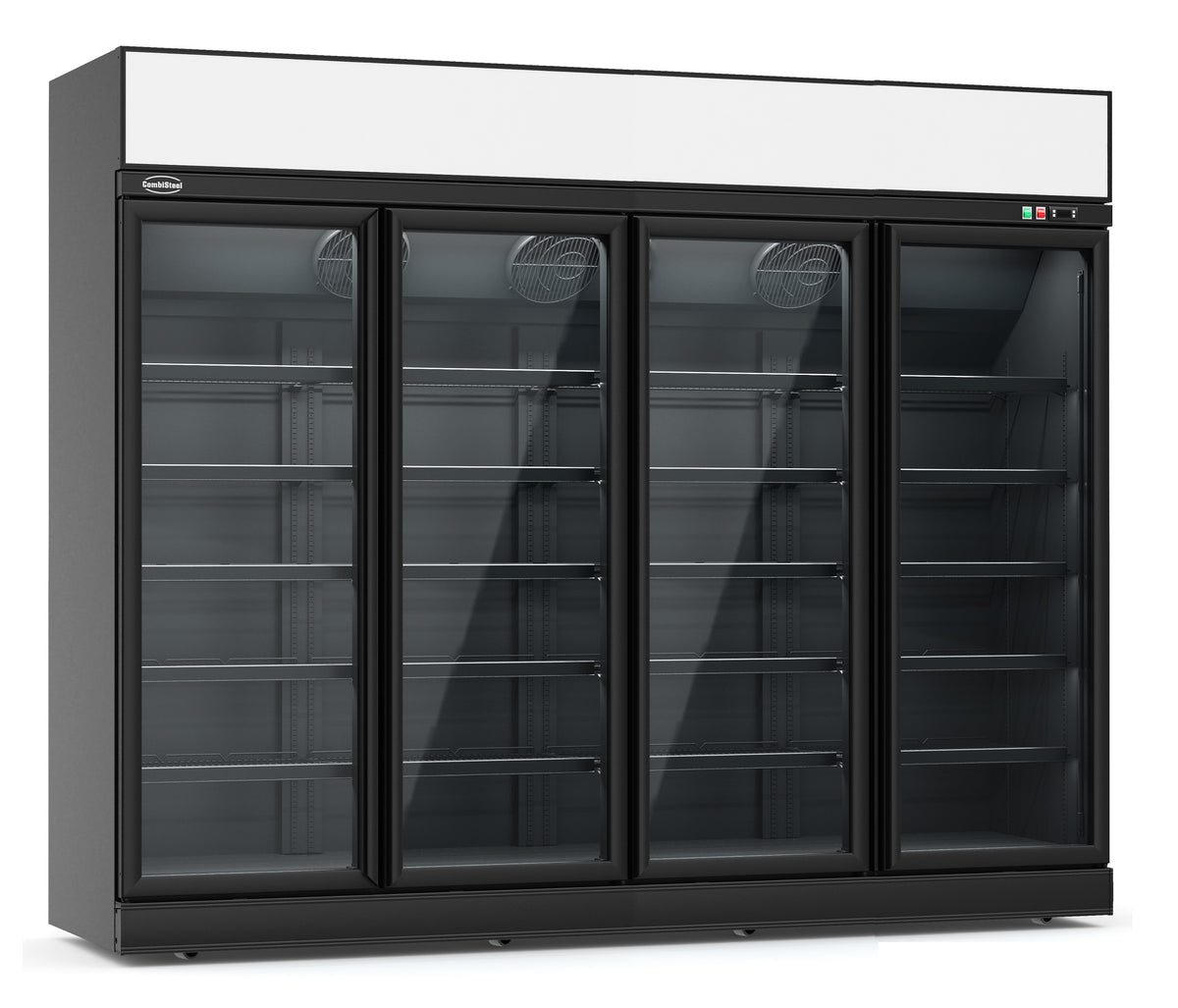 Freezer cabinet 4 glass doors black INS-2060F bl - Combisteel 7455.2445