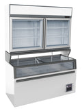 WANDVRIESKAST WIT 2 GLASDEUREN - 7455.2520