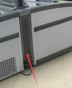 Chest freezer connector side for island without head element - Combisteel 7455.2640