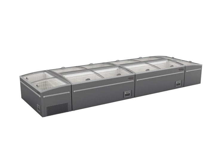 SUPERMARKT VRIESKIST GRIJS 2100 AUTOMATISCHE ONTDOOIING - aanvullende productfoto 1