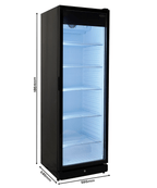 KOELKAST 1 GLASDEUR PIB-360R - aanvullende productfoto 16