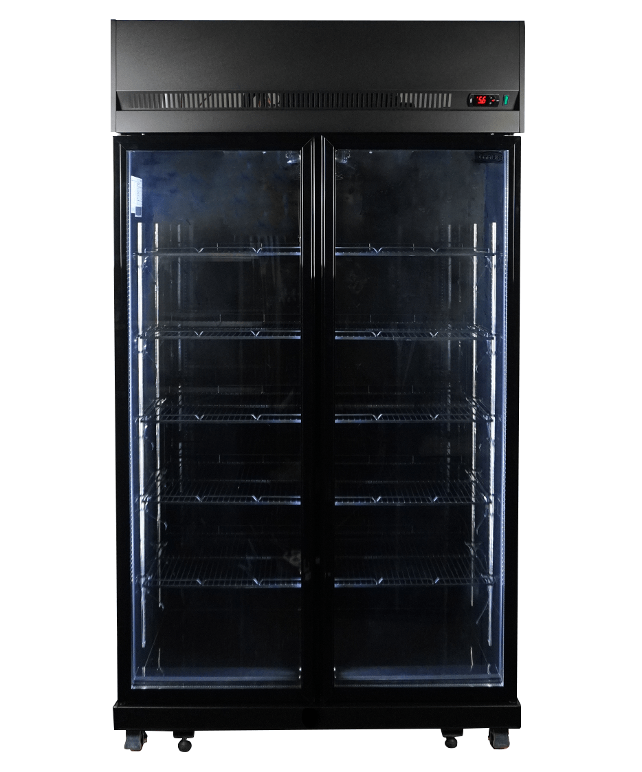 KOELKAST 2 GLASDEUREN ZWART IRM-770R BL - aanvullende productfoto 4