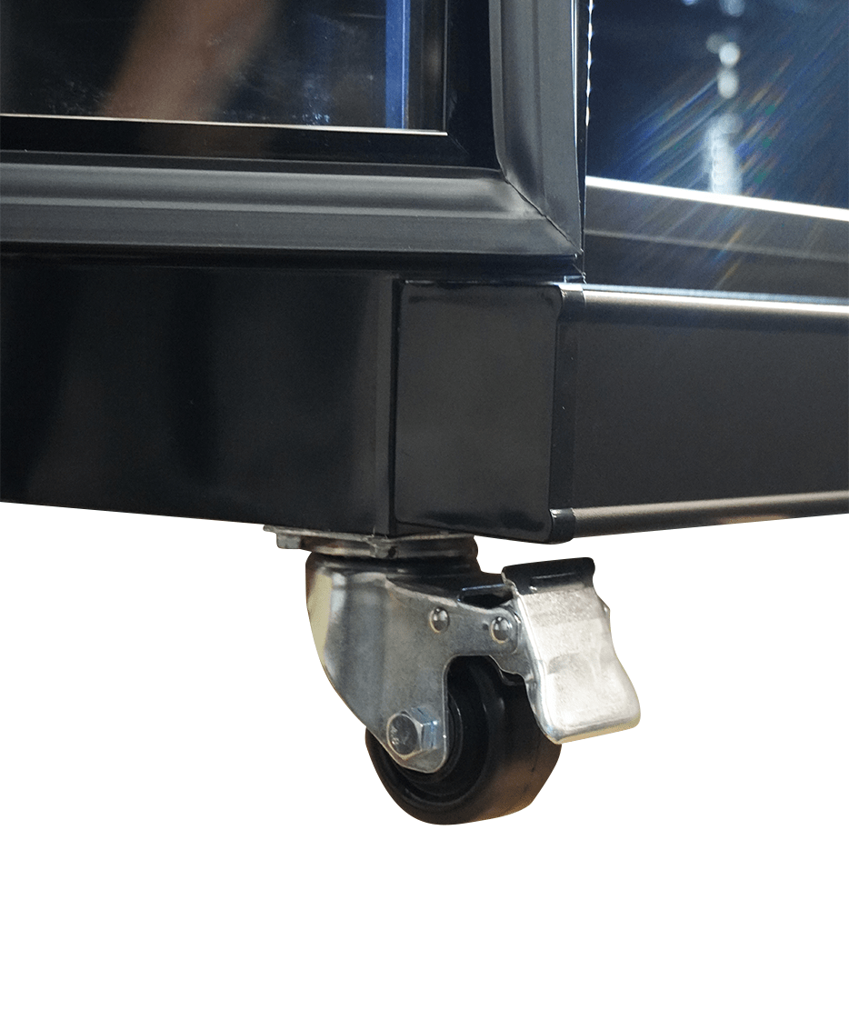 Refrigerator 3 glass doors black IRM-1180R bl - Combisteel 7455.3155