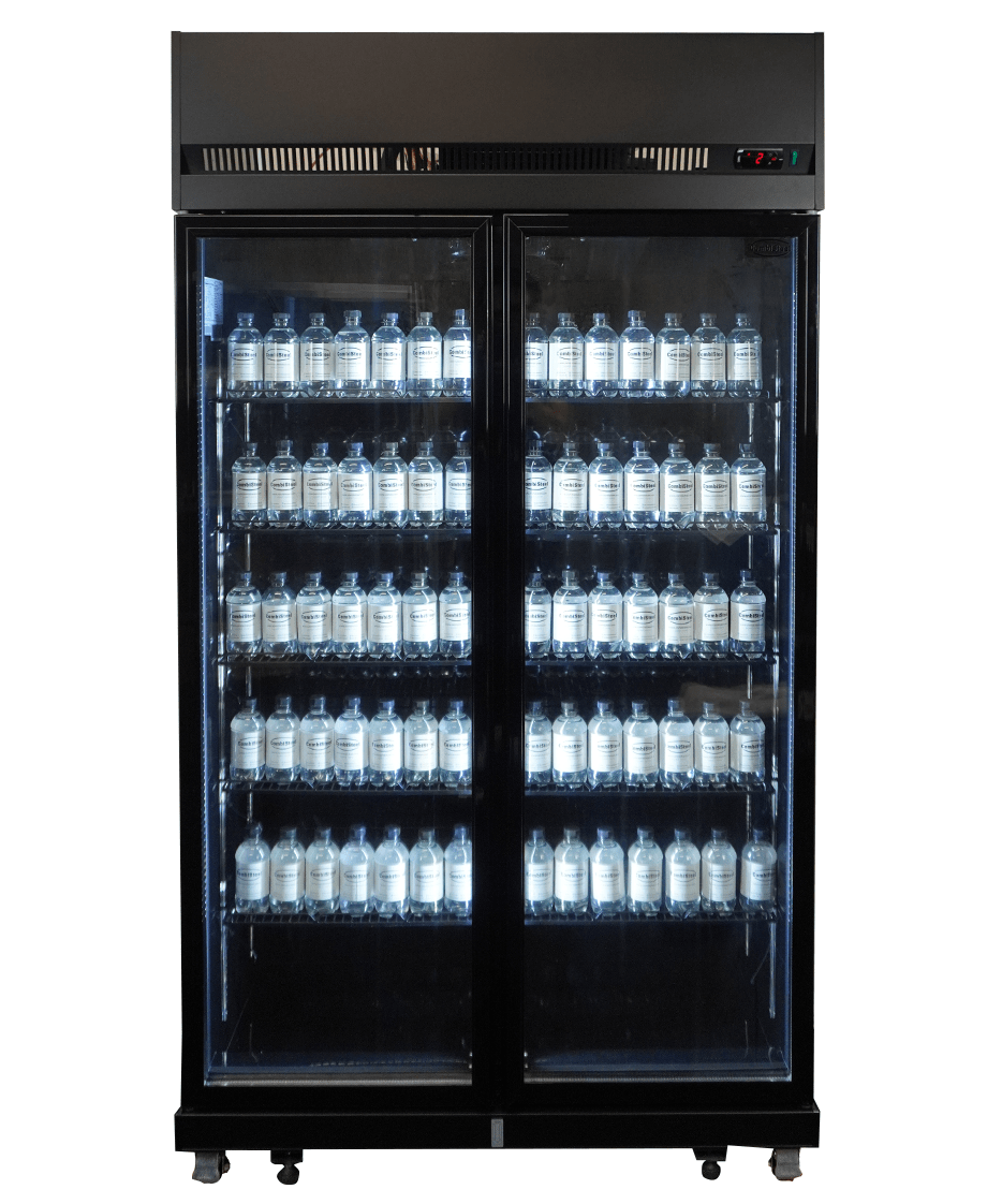 KOELKAST 2 GLASDEUREN ZWART IRM-770R BL - aanvullende productfoto 1