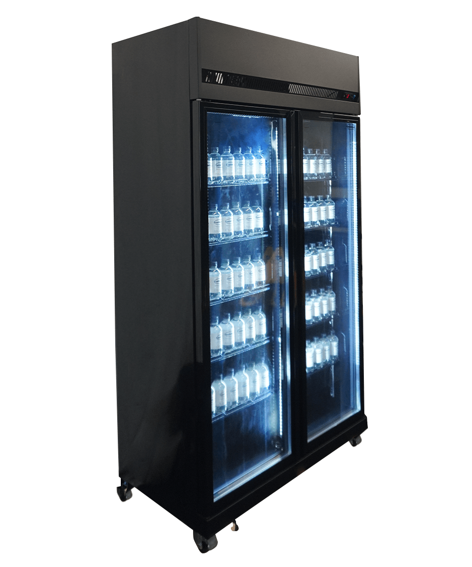 KOELKAST 2 GLASDEUREN ZWART IRM-770R BL - aanvullende productfoto 3