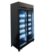 KOELKAST 2 GLASDEUREN ZWART IRM-770R BL - aanvullende productfoto 3