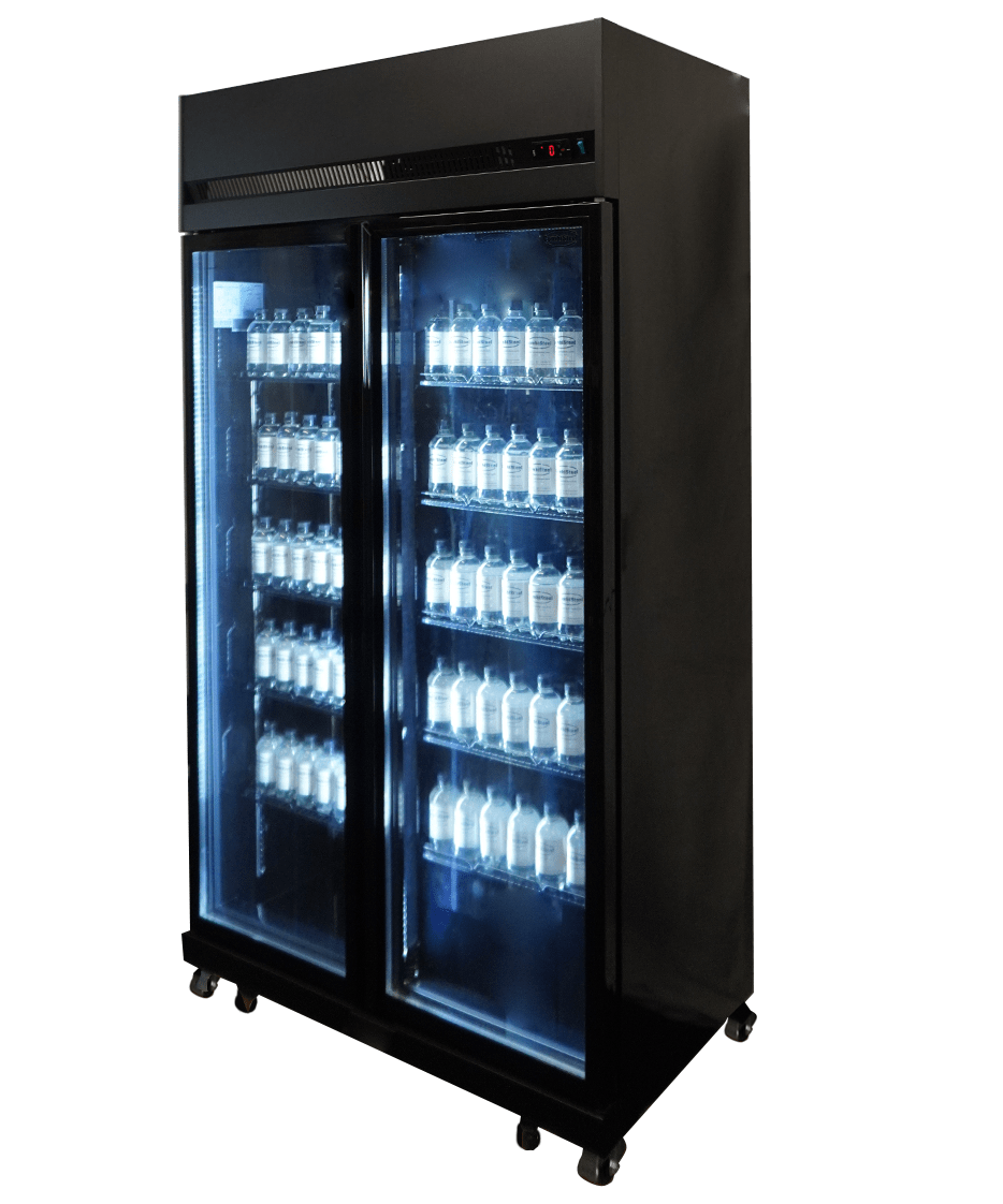 KOELKAST 2 GLASDEUREN ZWART IRM-770R BL - aanvullende productfoto 5