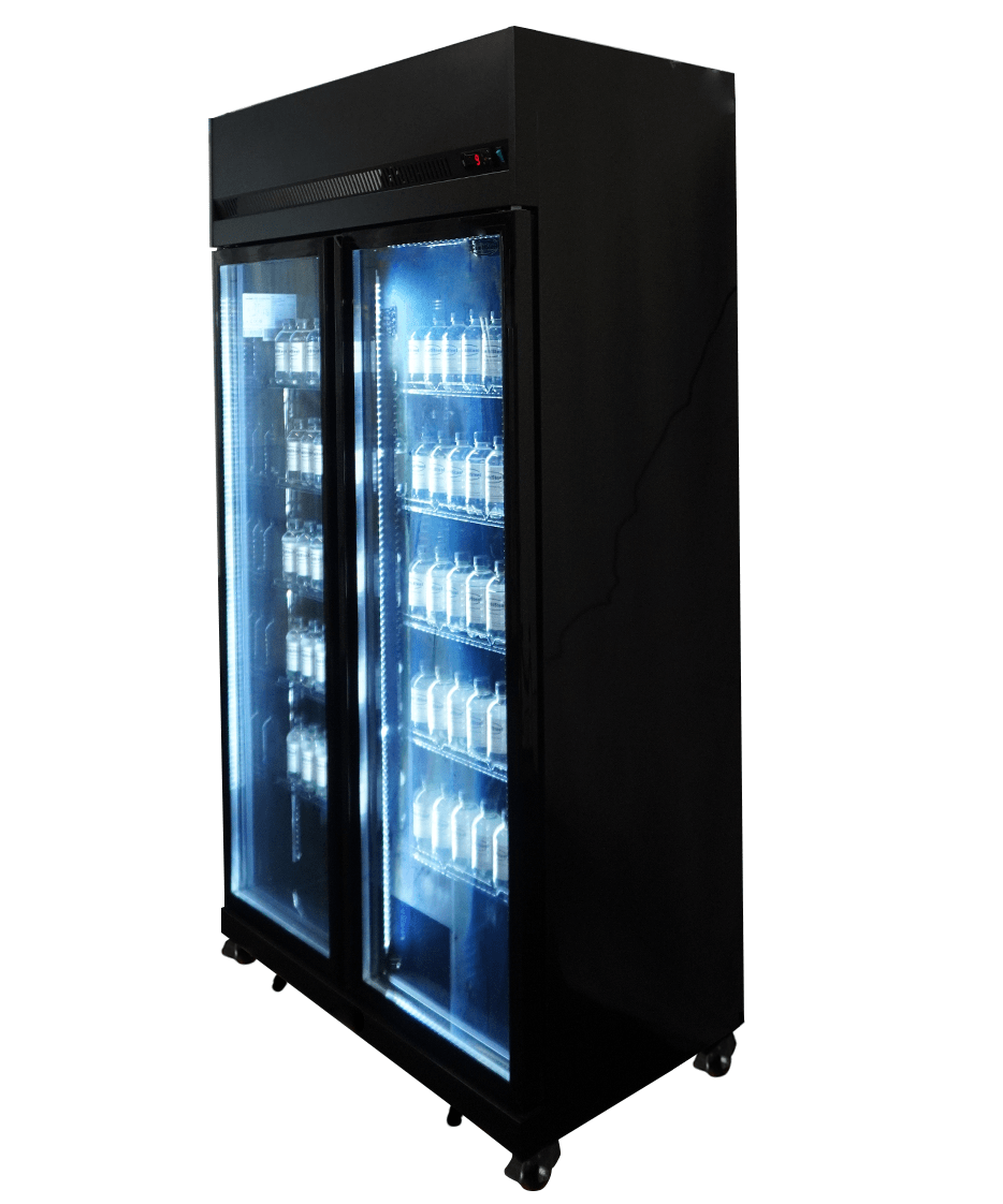 KOELKAST 2 GLASDEUREN ZWART IRM-770R BL - aanvullende productfoto 6