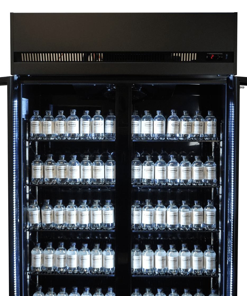 KOELKAST 2 GLASDEUREN ZWART IRM-770R BL - aanvullende productfoto 7