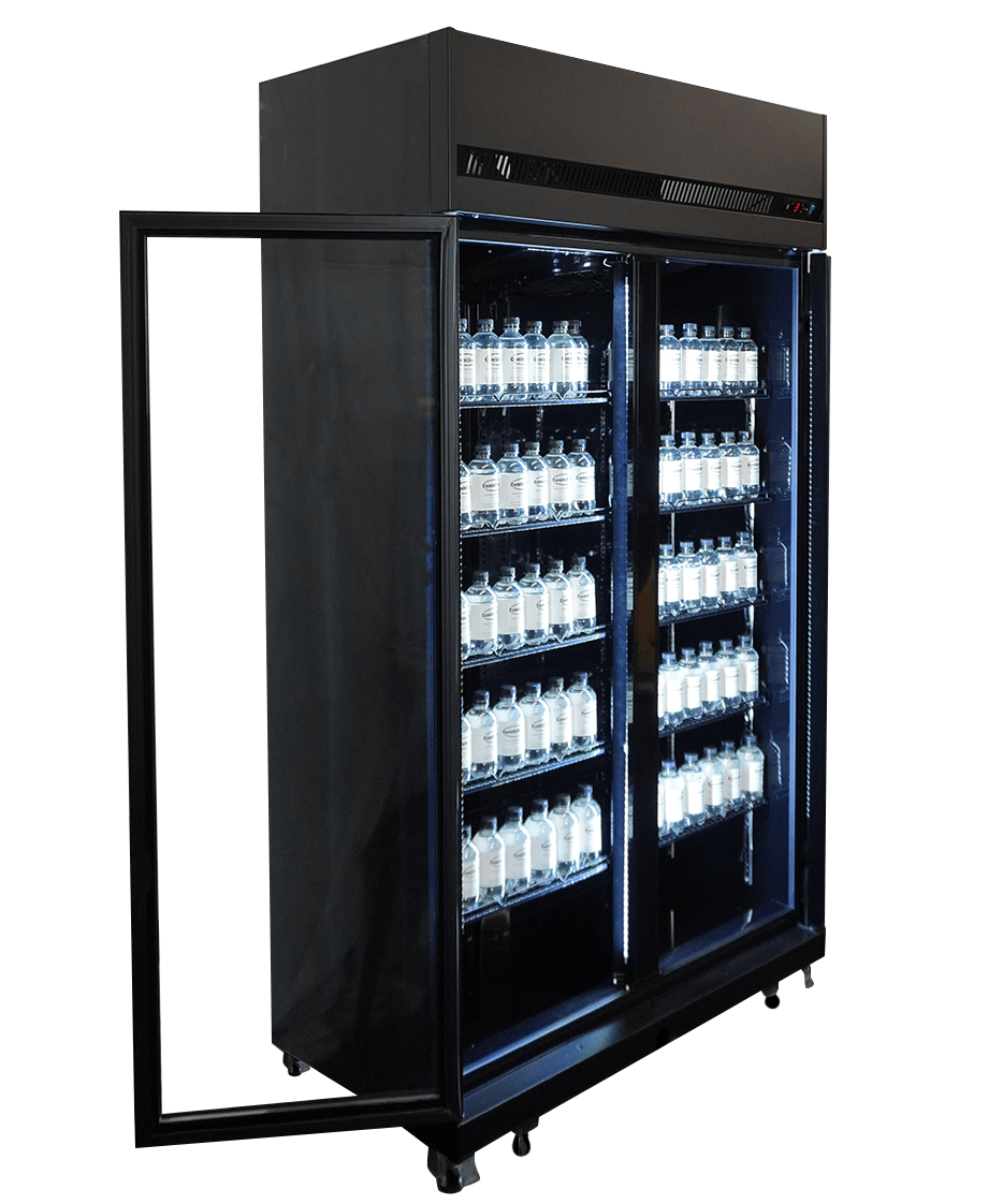 KOELKAST 2 GLASDEUREN ZWART IRM-770R BL - aanvullende productfoto 8