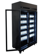 KOELKAST 2 GLASDEUREN ZWART IRM-770R BL - aanvullende productfoto 8