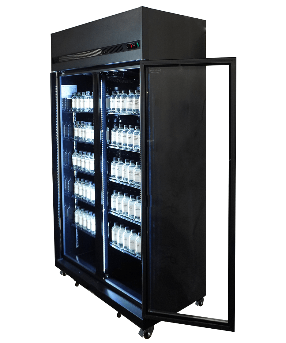 KOELKAST 2 GLASDEUREN ZWART IRM-770R BL - aanvullende productfoto 9