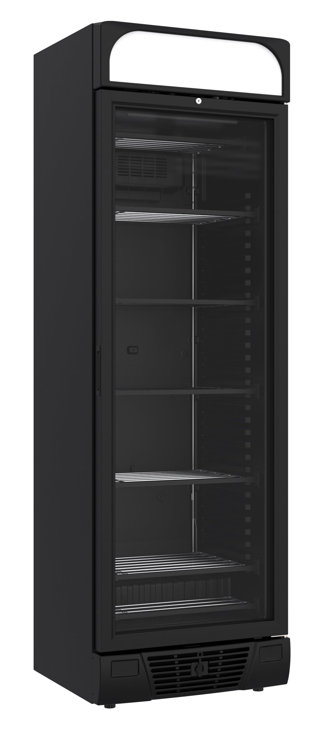 VRIESKAST 1 GLASDEUR ZWART 382L - 7464.0060