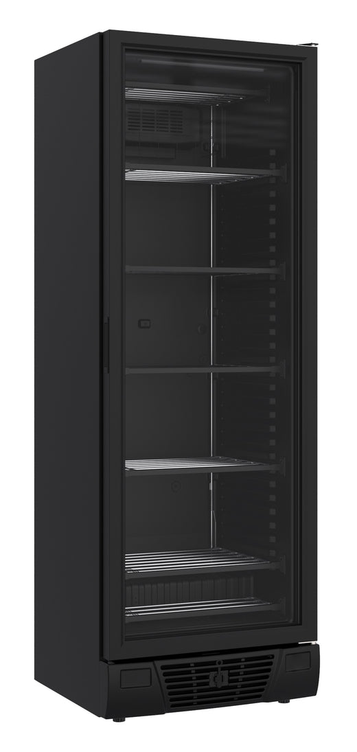 Freezer cabinet 1 glass door black 382 l - Combisteel 7464.0064