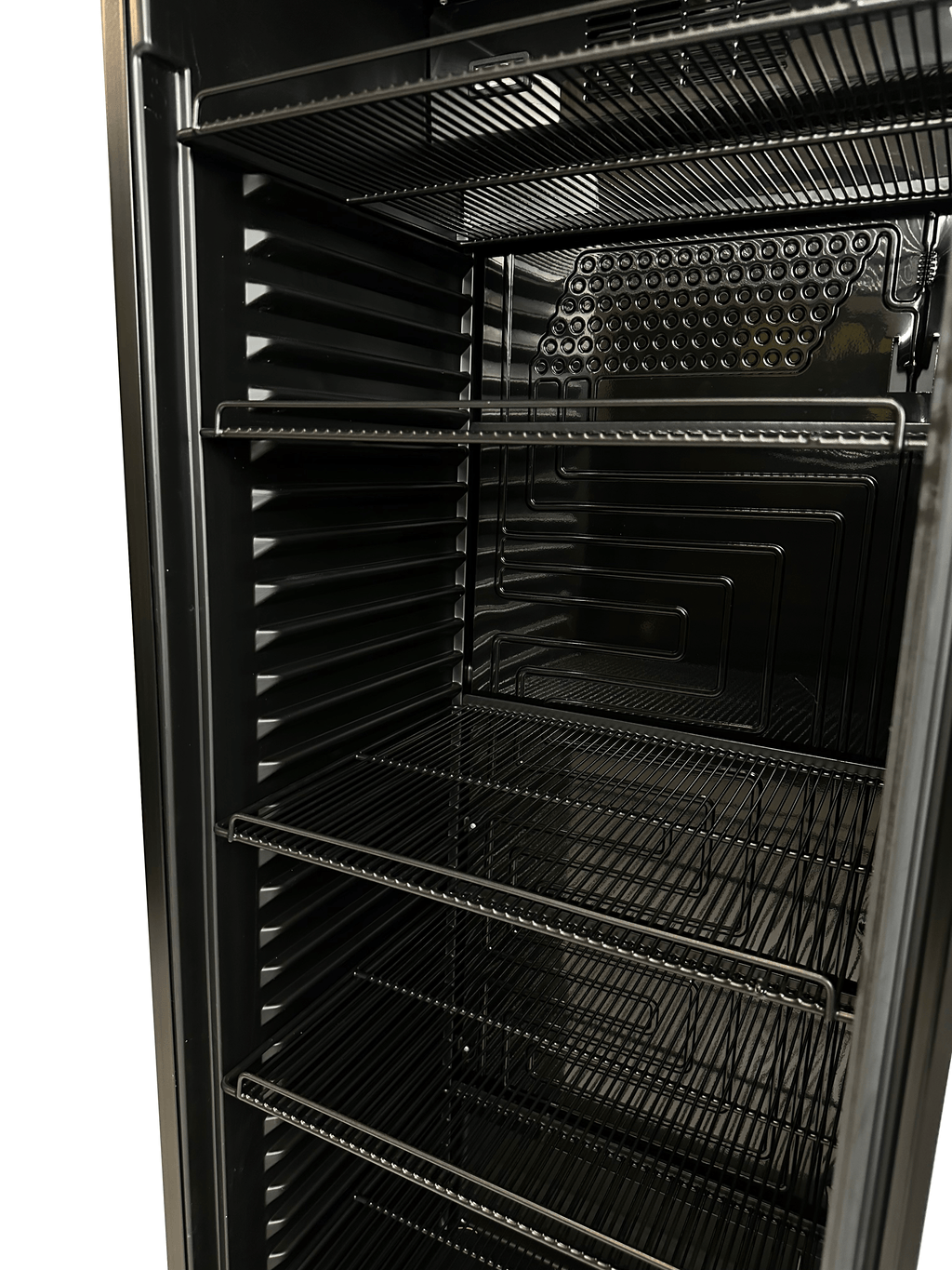 DRANKENKOELKAST GLASDEUR 382L VOLLEDIG ZWART - aanvullende productfoto 5