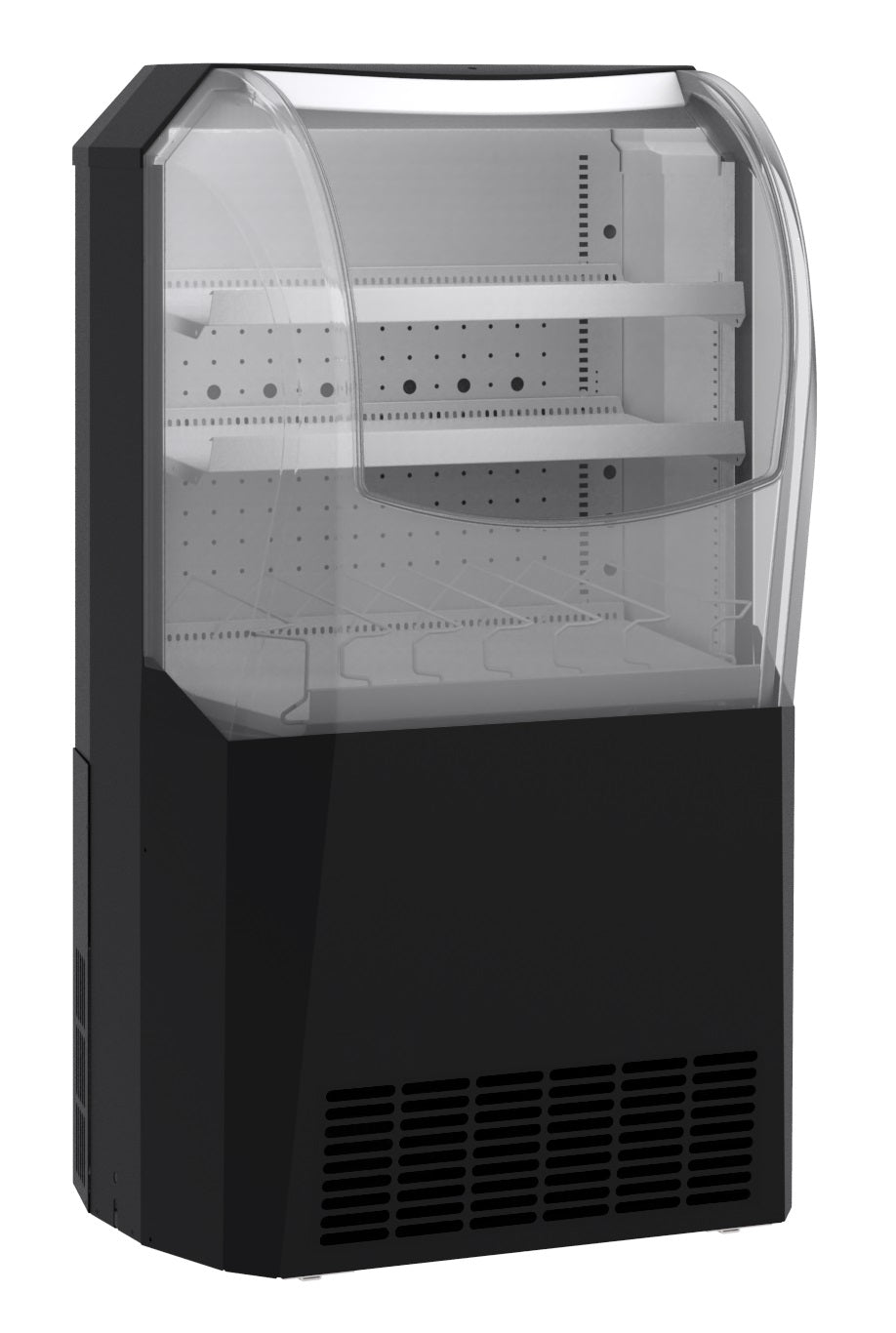 Impulse display cooler open black 210 l - Combisteel 7464.0300
