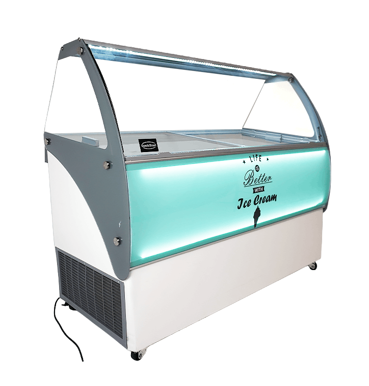 Ice cream display case curacao 10X 5 ltr - Combisteel 7472.0105