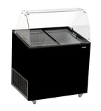 SCHEPIJSVITRINE CORSICA ZWART 6X5 LTR - 7472.0124